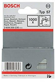 Bosch 1000x Flachdrahtklammern, Typ 57/8 | Länge 8 mm,