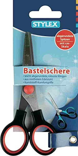 Stylex 42700 Bastelschere stumpf mit cm Skala