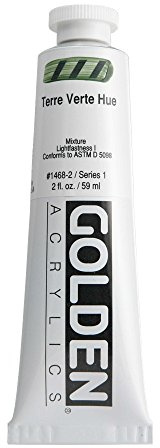 GOLDEN Acrylic 2 Oz Terra Verte Hue