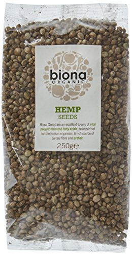 Biona Organic Whole Hemp Seeds 250g (Pack of 4)