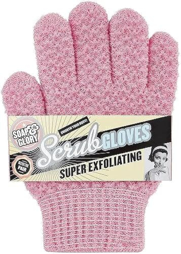 Soap & Glory Super Exfoliating Scrub Gloves Smooth Your Body! One Size