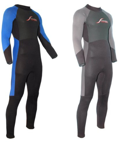 ScubaTec 4 mm Neoprenanzug Herren Damen, Nassanzug lang mit Rückenreißverschluss, Fullsuit für Tauchen, Schnorcheln, SUP, Surfen & Wassersport