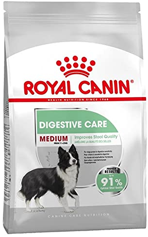 Royal Canin CCN Digestive Care Medium | 3kg | Alleinfuttermittel für Hunde | Für ausgewachsene und ältere mittelgroße Hunde (11 bis 25 kg) mit empfindlicher Verdauung | Trockenfutter