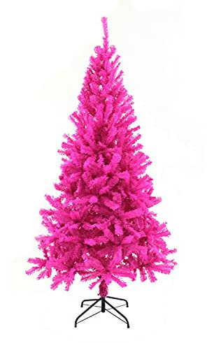 Perfect Holiday Christmas Tree, 6-Feet, Pvc Pink Unlit