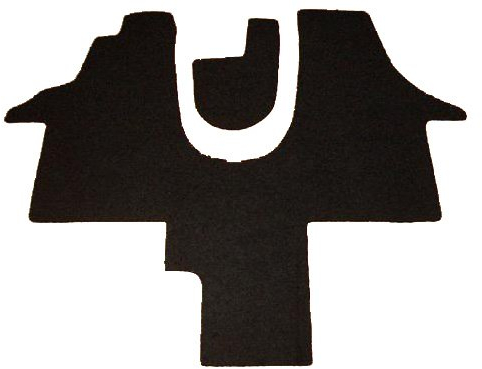 autix 297 Fußmatte Schmutzfangmatte Teppich schwarz passend für VW Bus T5