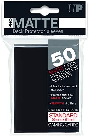 Ultra Pro 12912 SLEEVES Pro-Matte d12 Card Game, Black