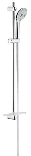 GROHE Euphoria Champagne | Brause- und Duschsysteme - Brausestangenset | 3 Strahlarten, mit EasyReach Ablage | 27227001