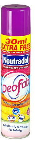 London Grocery Fabric Deodoriser - Mint or Lemon or Citrus or Lavender or Floral - 2 x 300Ml - Yellow