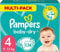 Pampers Baby Nappies Size 4 (9-14 kg/20-31 Lb), Baby-Dry, 174 Nappies, Monthly Savings Pack, Up to 12h of All-Around Leakage Protection