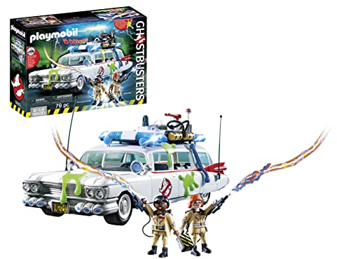 PLAYMOBIL Ghostbusters 9220 Ecto-1 mit Licht- und Soundeffekten, Ab 6 Jahren [Exklusiv bei Amazon]