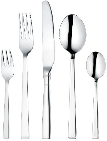 GRÄWE Besteck-Set für 6 Personen, 30-teilig - Edelstahl 18/10 - spülmaschinenfest, modern - KOPENHAGEN
