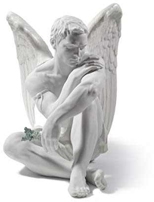 LLADRÓ Figur Schutzengel. Engel. Porzellan.