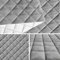 FORTISPOLSTER Polsterstoff Sawana'' gesteppt kaschiert Möbesltoff Stoff Meterware Hellgrau T338_02
