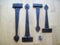 Ironmonger World® 3 Sizes Black Antique Wrought Iron Heavy Duty Door GATE T-Hinge TEE Hinges (18 /450MM)