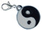 Miniblings Yin Yang Yoga Charm Zeichen Taijitu schwarz weiß - Handmade Modeschmuck I Kettenanhänger versilbert - Bettelanhänger Bettelarmband - Anhänger für Armband