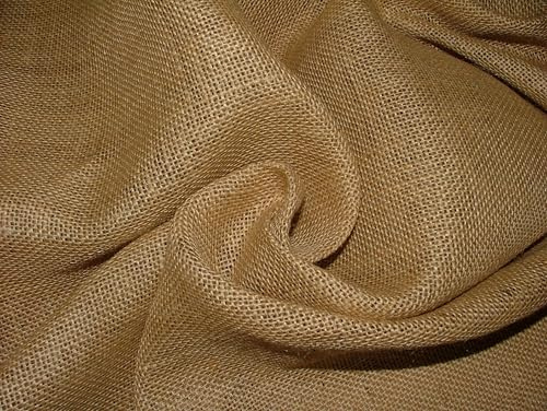 Pandoras Upholstery 5 Metres 10oz Weight 40 Wide Hessian Upholstery Craft Fabric, Brown