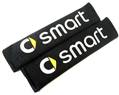 Smart, Almohadillas para cinturones de seguridad estilo deportivo para coche Smart.