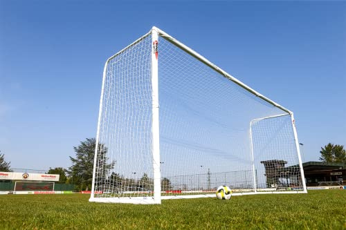 POWERSHOT® Porta da Calcio PRO 5 x 2 m- uPVC - ALL'APERTO Tutto L'Anno + 2 Anni Garanzia