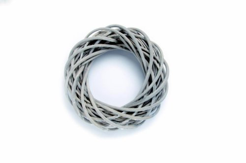Grey Wash Rustic Willow Ring Wreath-25CM