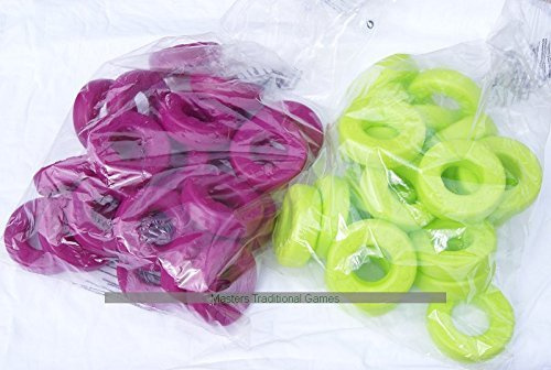 Pack of 42 spare disks for Mega 4 in a Line (purple and light green)