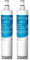 2X Waterdrop 4396508 Filtro de Agua para Nevera, Compatible con Whirlpool 4396508, 4396510, Maytag, KitchenAid, SBS002, SBS004, SBS200, S20BRS, EDR5RXD1, 481281729632
