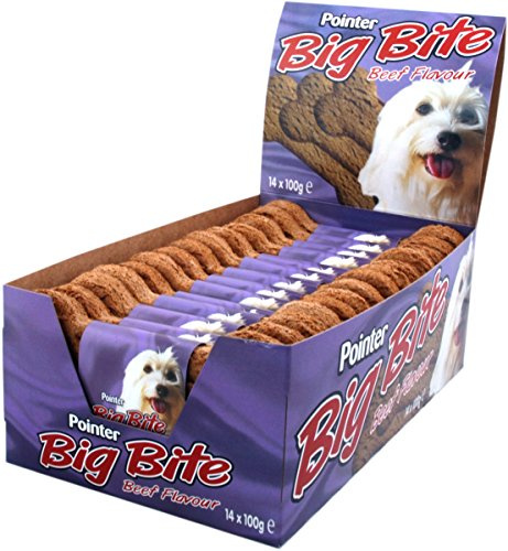 1 x Pointer Big Bite Biscuit Beef Flavoured Dog Treat