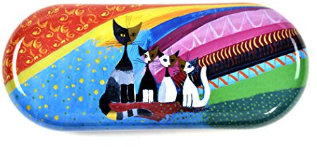 Fridolin Brillenetui: Rosina Wachtmeister - Under the Rainbow aus Metall, Größe: ca. 16 x 3,1 x 6,7 cm