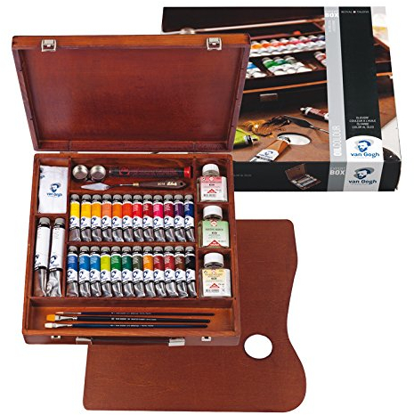 CREATIV DISCOUNT NEU Van Gogh Ölfarbe Malkasten EXPERT 26 Tuben