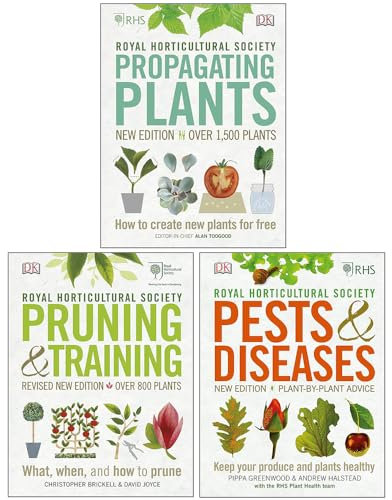 RHS Propagating Plants, RHS Pruning and Training & RHS Pests & Diseases 3 Books Collection Set