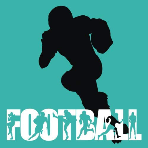 Football Pools Template Book: American Football 10 by 10 Squares Board Jungle Blank Notebook (Football Party Book, Band 16)