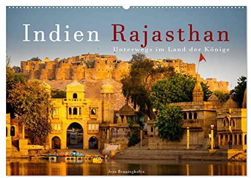 Indien Rajasthan: Unterwegs im Land der Könige (Wandkalender 2026 DIN A2 quer), CALVENDO Monatskalender: 12 brillante Aufnahmen aus Rajasthan (CALVENDO Orte)
