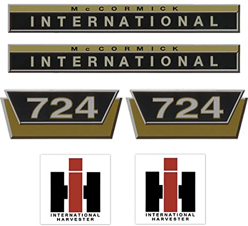 IHC International 724 Gold Klein - Traktor Schlepper Aufkleber Klebefolie
