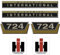 IHC International 724 Gold Klein - Traktor Schlepper Aufkleber Klebefolie