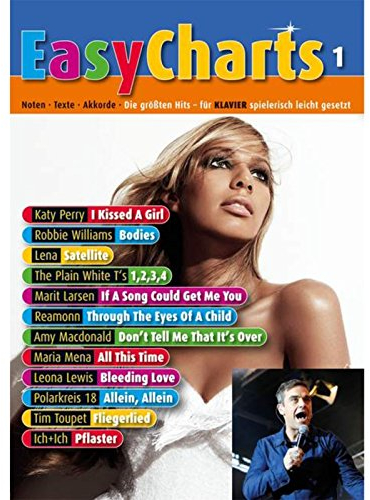 Easy Charts: Die größten Hits spielerisch leicht gesetzt. Band 1. Klavier / Keyboard. Spielbuch.