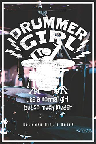Drummer Girl - Drummer Girl's Notes: Schlagzeugerin Notizbuch Planer Tagebuch Schreibheft (Punktraster / Dot Grid, 120 Seiten, 15,2 x 22.9 cm, 6 x ... Geschenkidee Zum Geburtstag & Zu Weihna
