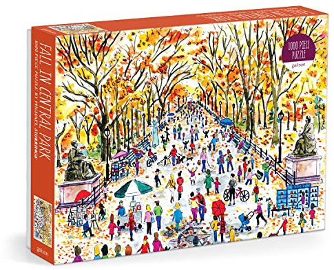 Michael Storrings Fall in Central Park 1000 Piece Puzzle