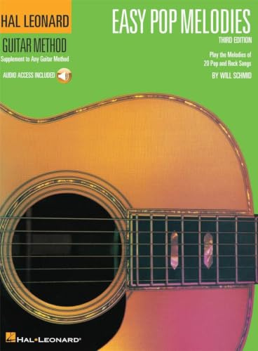 Hal Leonard Guitar Method: Easy Pop Melodies (Book/Online Audio) (Includes Online Access Code)