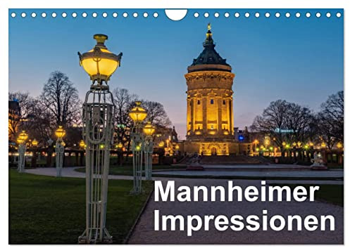 Mannheimer Impressionen. (Wandkalender 2026 DIN A4 quer), CALVENDO Monatskalender: Fotos aus der Quadratestadt Mannheim. (CALVENDO Orte)
