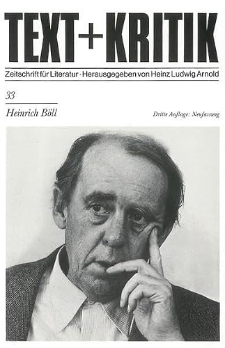 Heinrich Böll (TEXT+KRITIK 33)