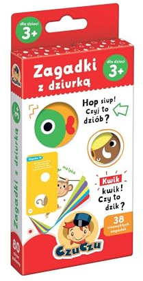 CzuCzu Zagadki z dziurka dla dzieci 3+