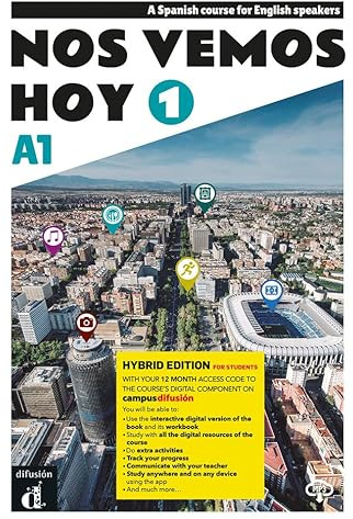 Nos vemos hoy 1 - Edición híbrida - Edición inglesa - Libro del estudiante. A1: Student's book + Mp3 1 (A1) (for English speakers) EDICION HI