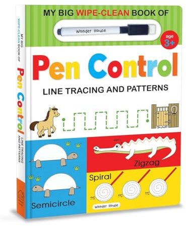 My Big Wipe And Clean Book of Pen Control : Line Tracing And Patterns