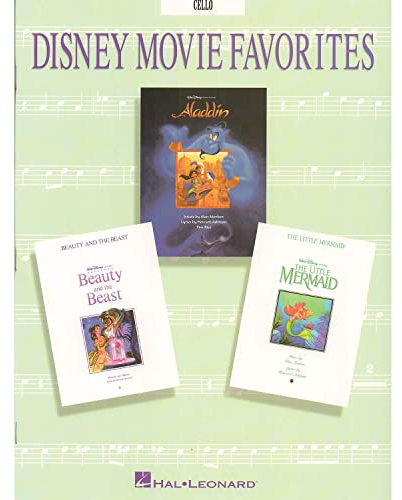 Disney Movie Favorites Instrumental Solo Cello Vlc: 16 Favorite Songs - Cello