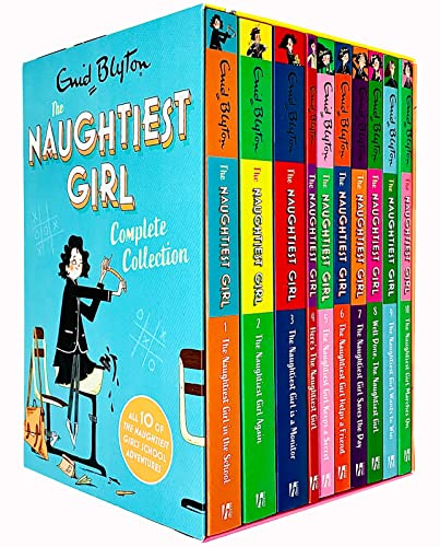 The Naughtiest Girl Complete Collection 10 Books Collection Box Set By Enid Blyton(Girl in the School, Girl Again, Girl is a Monitor, Girl Keeps a Secret, Girl Helps a Friend & More)