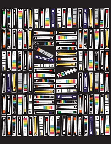 VHS Cassette Tape Notebook: Cute Lined Notebook