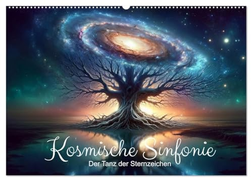 Kosmische Sinfonie: Der Tanz der Sternzeichen (Wandkalender 2026 DIN A2 quer), CALVENDO Monatskalender: Sternzeichen-Magie in künstlerischer Harmonie. (CALVENDO Wissenschaft)