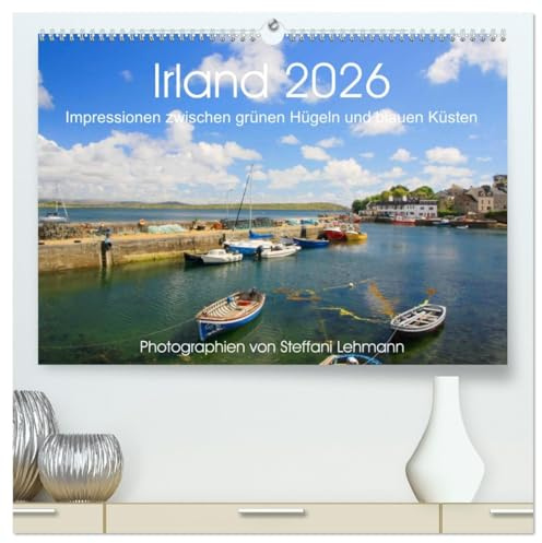 Irland 2026. Impressionen zwischen grünen Hügeln und blauen Küsten (hochwertiger Premium Wandkalender 2026 DIN A2 quer), Kunstdruck in Hochglanz: 12 ... Fotoimpressionen von Irland (CALVENDO Orte)