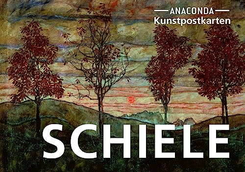 Postkarten-Set Egon Schiele: 18 Kunstpostkarten aus hochwertigem Karton. ca. 0,28€ pro Karte (Anaconda Postkarten, Band 51)
