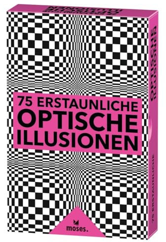 moses. 75 erstaunliche Optische Illusionen – 75 Karten mit Anamorphosen, 3D-Effekten, Schattenspielen und Vexierbildern für Jugendliche und Erwachsene