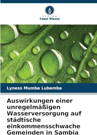 Auswirkungen einer unregelmäßigen Wasserversorgung auf städtische einkommensschwache Gemeinden in Sambia